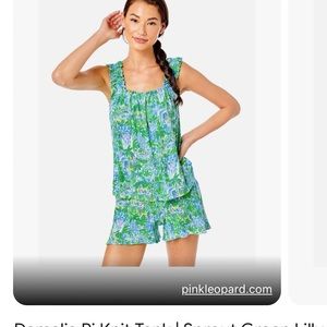 Lilly pulitzer pajama set Sz Sm